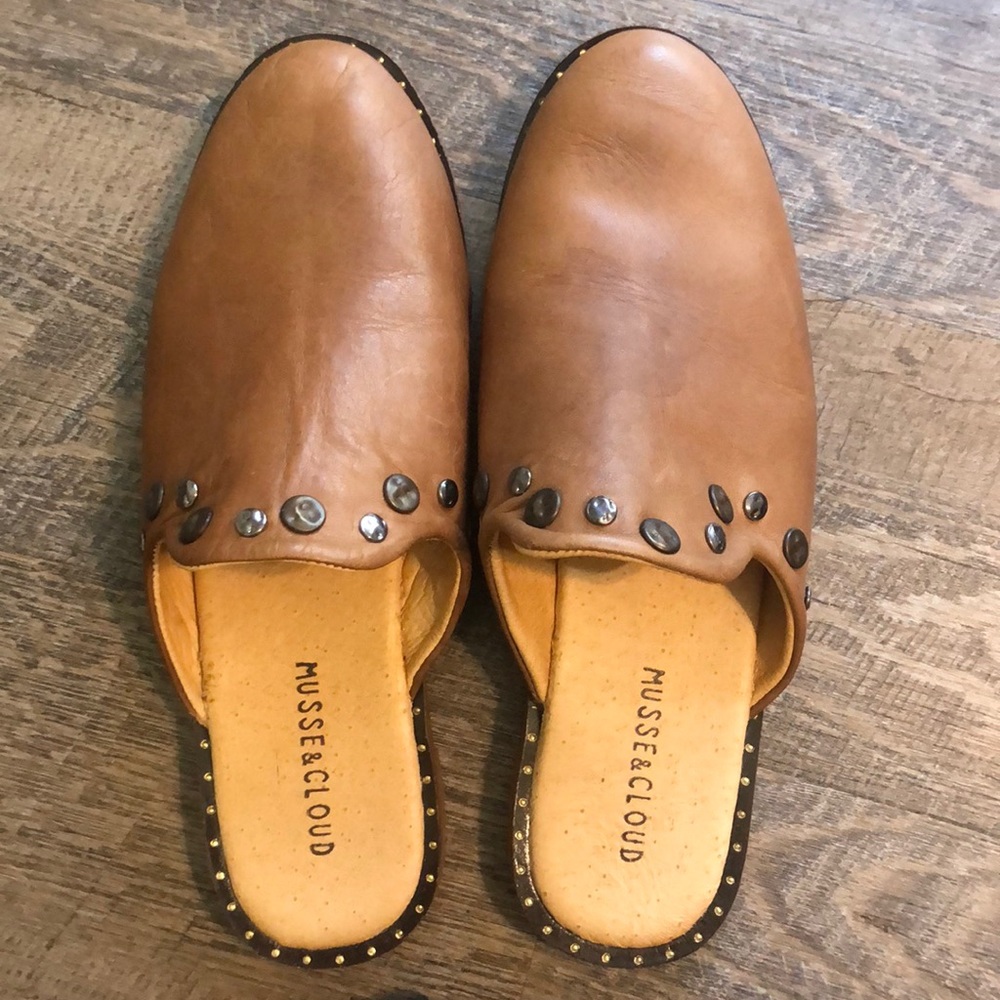 Musse and Cloud Mules- Leather